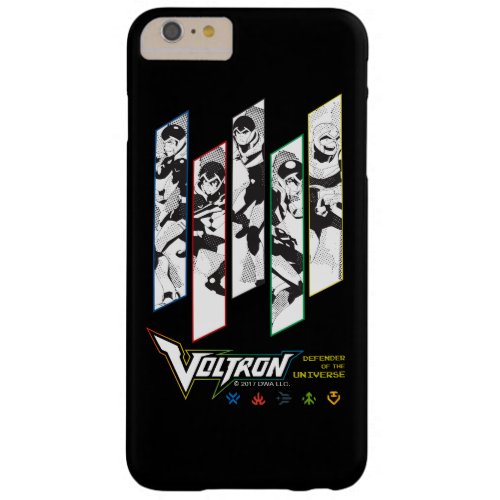 Voltron  Classic Pilots Halftone Panels Barely There iPhone 6 Plus Case