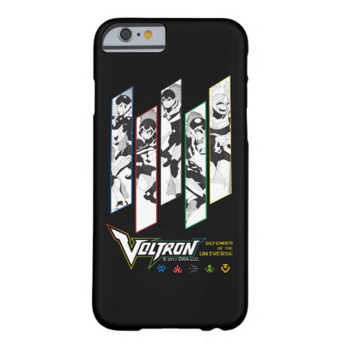 Voltron  Classic Pilots Halftone Panels Barely There iPhone 6 Case