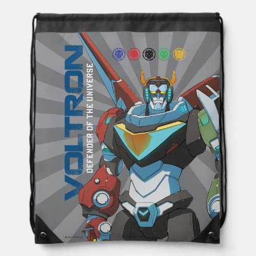 Voltron  Defender of the Universe Drawstring Bag