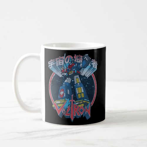 Voltron Defender Of The Universe Faded Kanji Portr Coffee Mug
