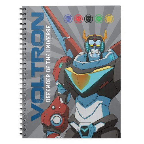 Voltron  Defender of the Universe Notebook