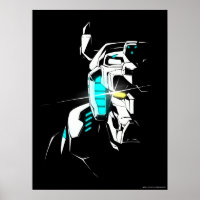 Voltron | Gleaming Eye Silhouette Poster