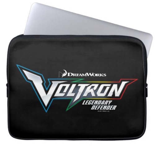 Voltron  Legendary Defender Logo Laptop Sleeve