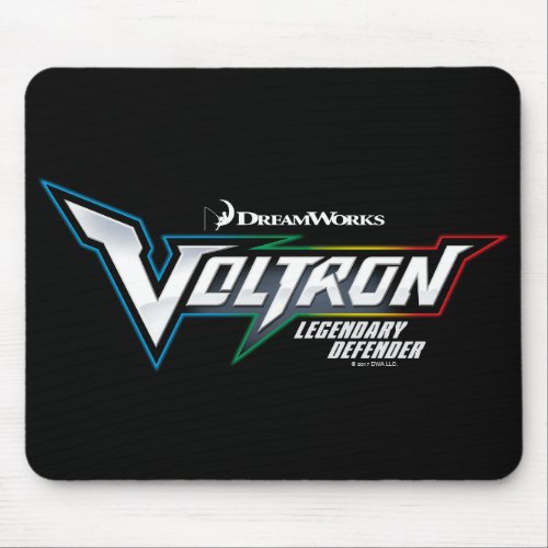 Voltron  Legendary Defender Logo Mouse Pad