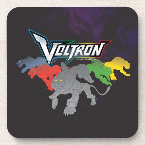 Voltron  Lions Charging Beverage Coaster