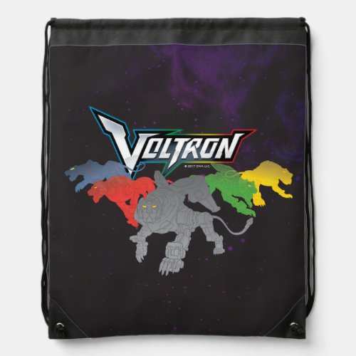 Voltron  Lions Charging Drawstring Bag