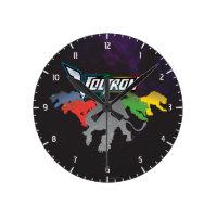 Voltron | Lions Charging Round Clock