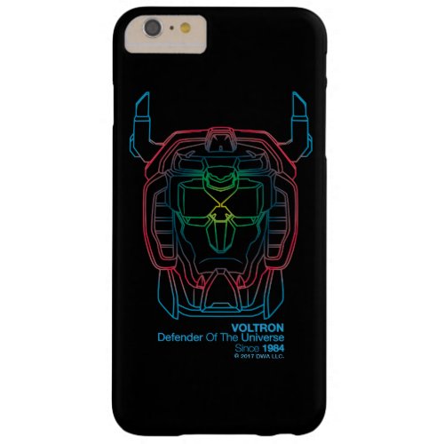 Voltron  Pilot Colors Gradient Head Outline Barely There iPhone 6 Plus Case