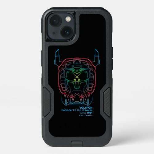 Voltron  Pilot Colors Gradient Head Outline iPhone 13 Case