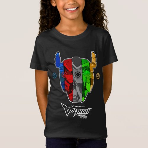 Voltron  Pilots In Voltron Head T_Shirt