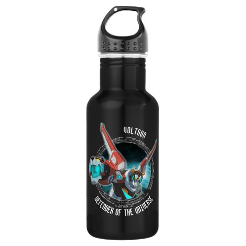 Voltron  Red Lion Plasma Beam Water Bottle