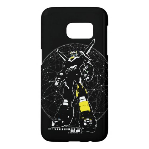 Voltron  Silhouette Over Map Samsung Galaxy S7 Case