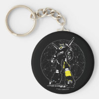 Voltron | Silhouette Over Map Keychain