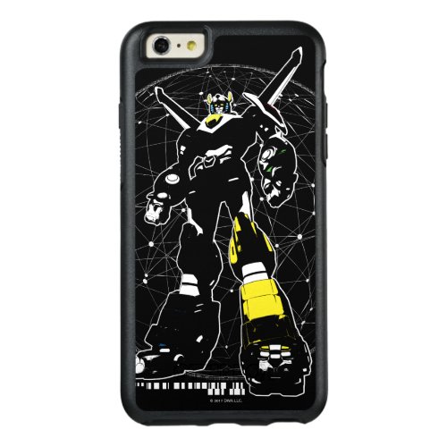 Voltron  Silhouette Over Map OtterBox iPhone 66s Plus Case