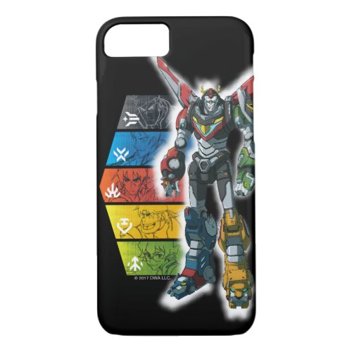 Voltron  Voltron And Pilots Graphic iPhone 87 Case