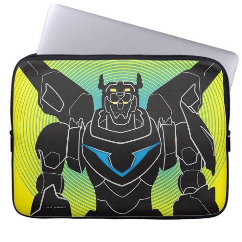 Voltron  Voltron Black Silhouette Laptop Sleeve