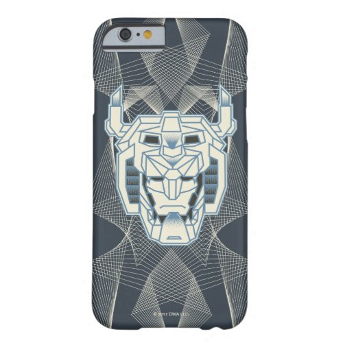Voltron  Voltron Head Blue and White Outline Barely There iPhone 6 Case