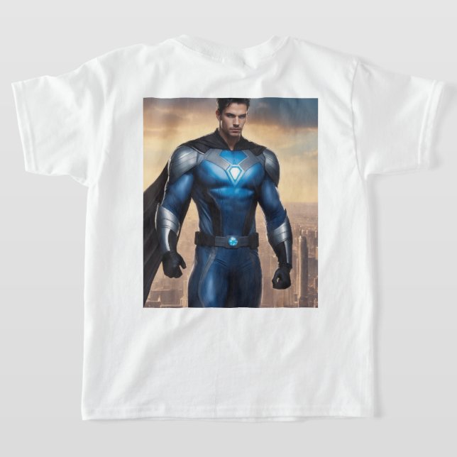 VoltWear: Power Up Your Style with Electrifying Te T-Shirt (Laydown Back)