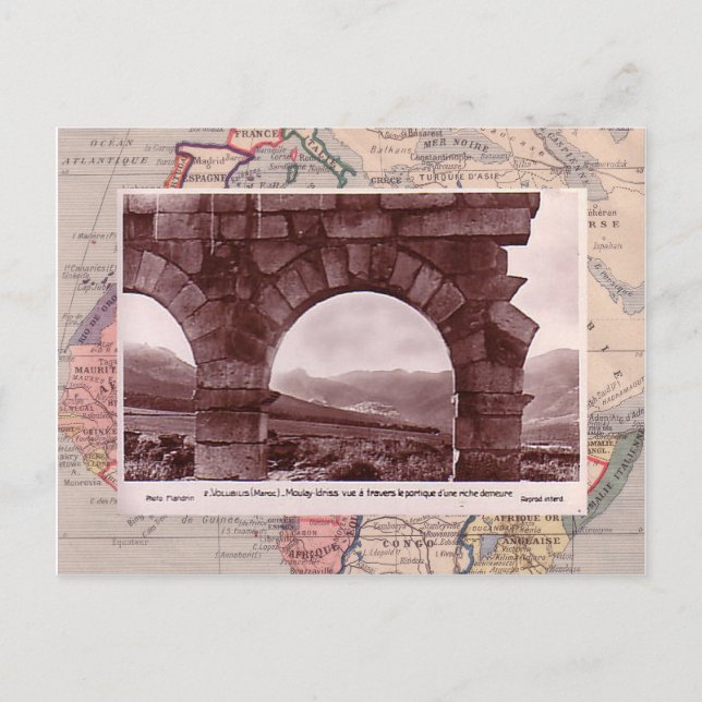 Volubilis, Roman city in Mprocco Postcard (Front)