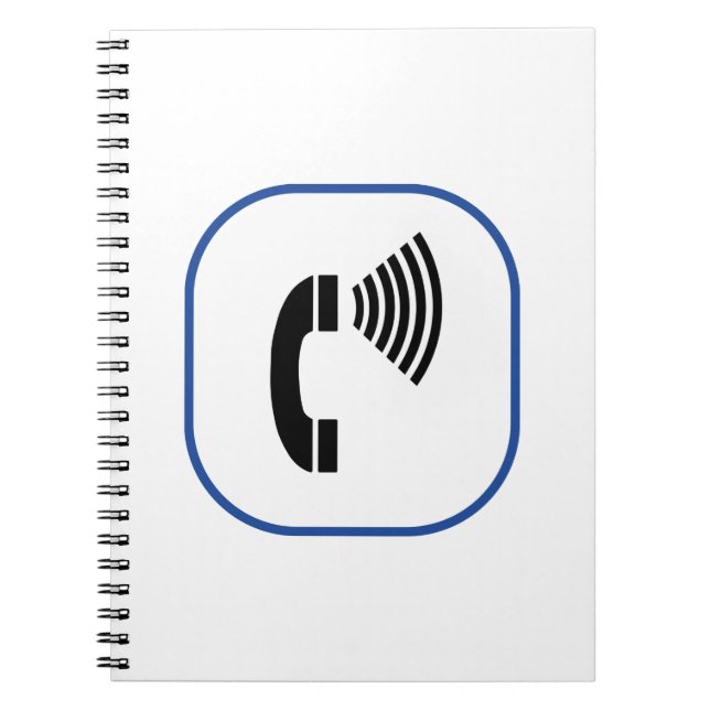 Volume Control Telephone Notebook (Front)