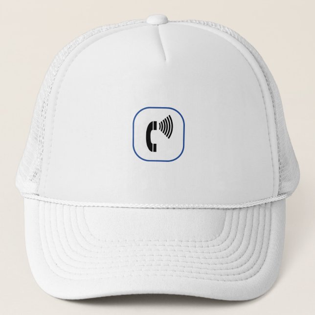 Volume Control Telephone Trucker Hat (Front)