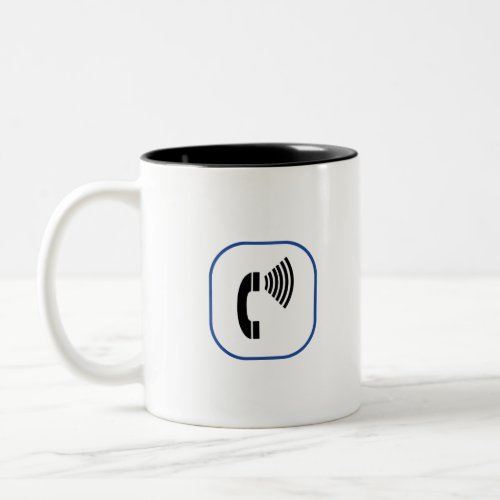 Volume Control Telephone Two_Tone Coffee Mug