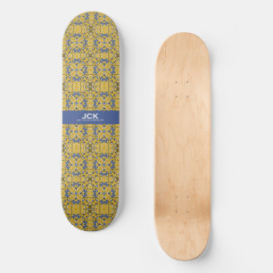 Volume eleven's kaleidoscope art one skateboard