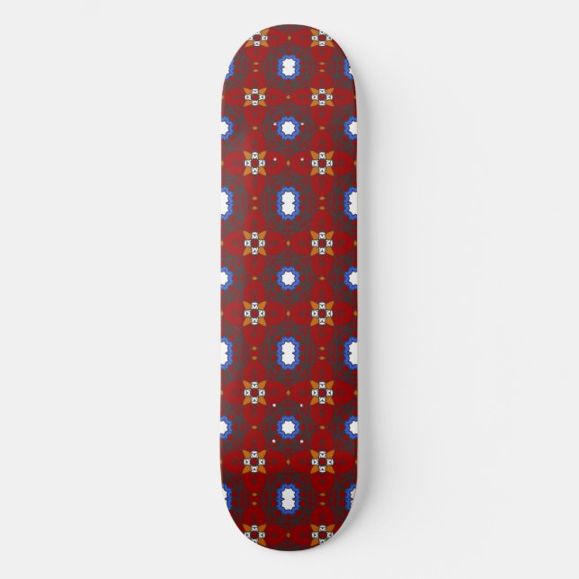Volume four's kaleidoscope art eighteen skateboard (Front)