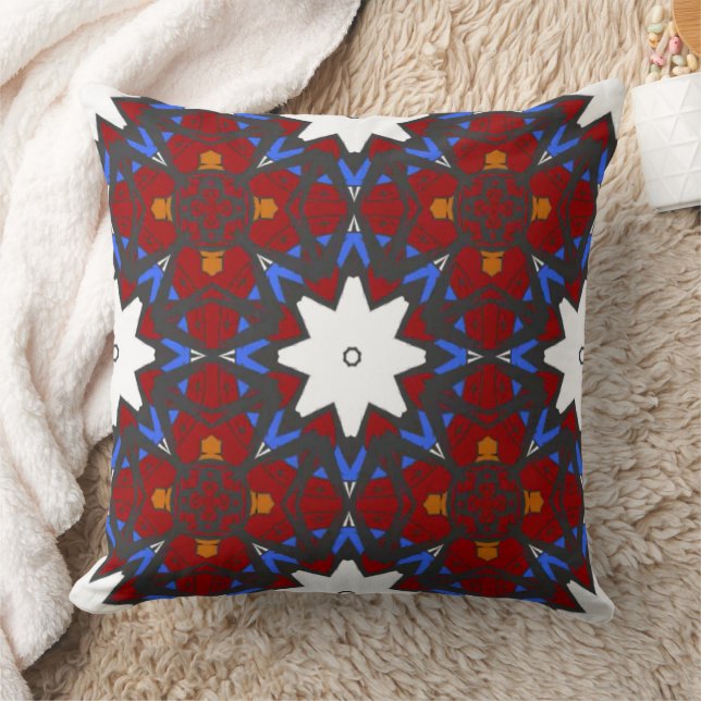 Volume four's kaleidoscope art twenty-six throw pillow (Blanket)
