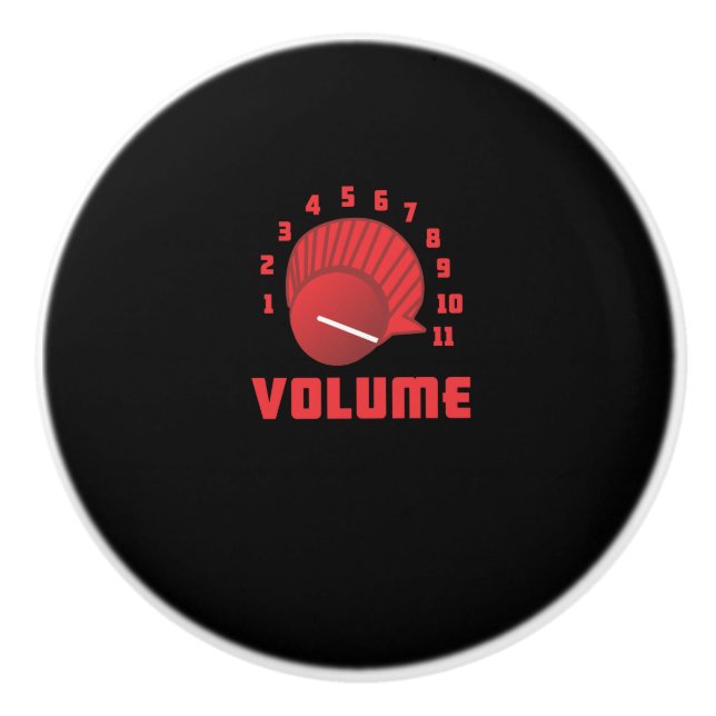 Volume Knob - 11 levels Amplifier Guitar Guitarist (Front)