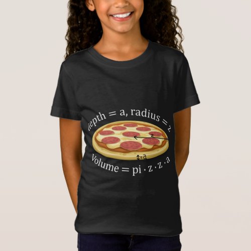 Volume of Pizza _ Funny Math T_Shirt