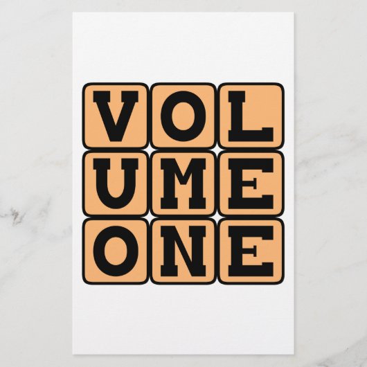 Volume One, First Volume (Front)