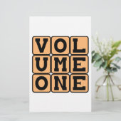 Volume One, First Volume (Standing Front)