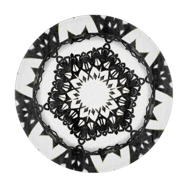 Volume one's kaleidoscope art nine cutting board (Front)