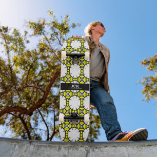 Volume one's kaleidoscope art nineteen skateboard