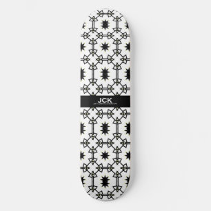 Volume one's kaleidoscope art thirteen skateboard