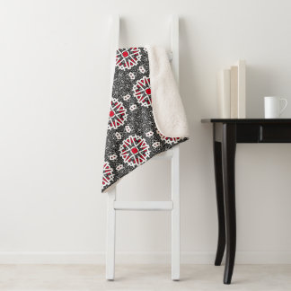 Volume sixteen's kaleidoscope art nine M Sherpa Blanket
