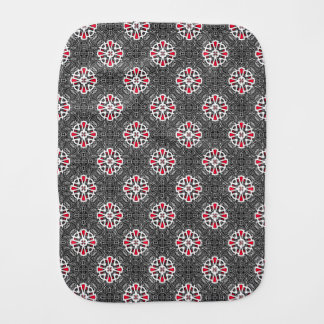 Volume sixteen's kaleidoscope art one baby burp cloth