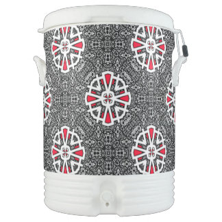Volume sixteen's kaleidoscope art one beverage cooler