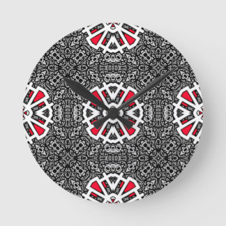 Volume sixteen's kaleidoscope art one round clock