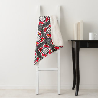 Volume sixteen's kaleidoscope art sixteen M Sherpa Blanket