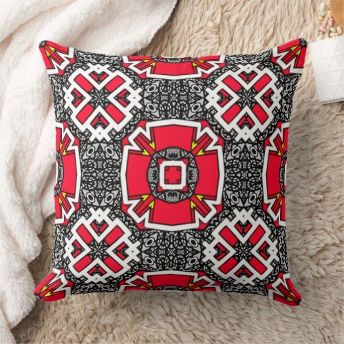 Volume sixteen's kaleidoscope art twelve throw pillow