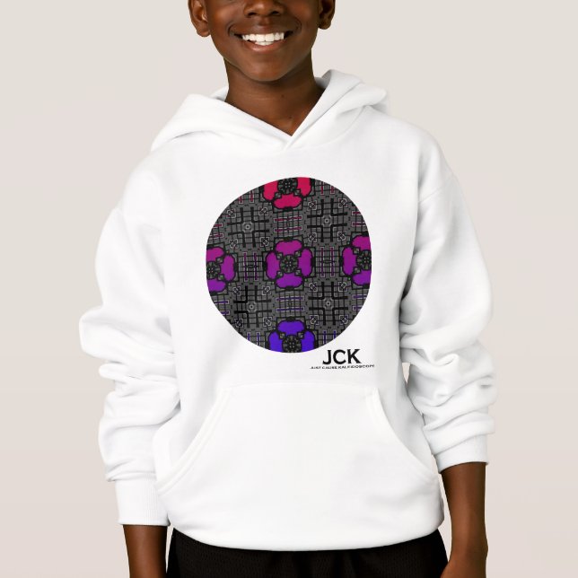 Volume thirteen's kaleidoscope art three hoodie (Front)