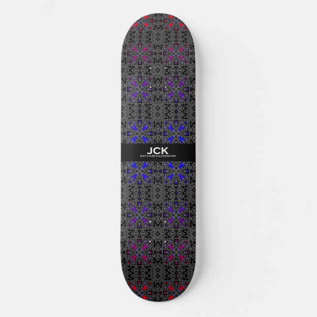 Volume thirteen's kaleidoscope art twelve skateboard (Front)