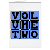 Volume Two, Second Volume (Front)