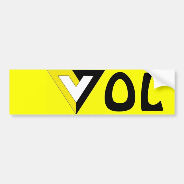 Voluntarism Bumper Sticker (Front)