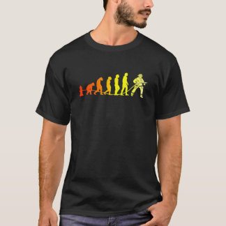Voluntary Fire Brigade Evolution Cool Fireman T-Shirt