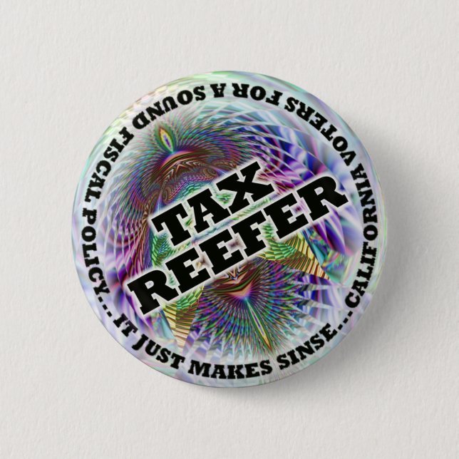 Voluntary TAX, let Smokers Pay... Pinback Button (Front)