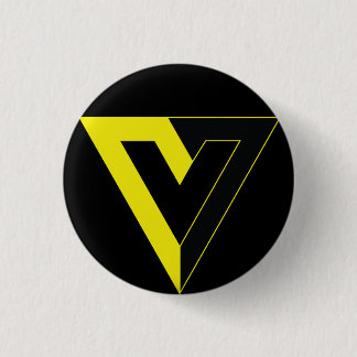 voluntary v pinback button