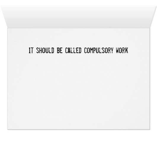 Voluntary work card (Inside Horizontal (Bottom))